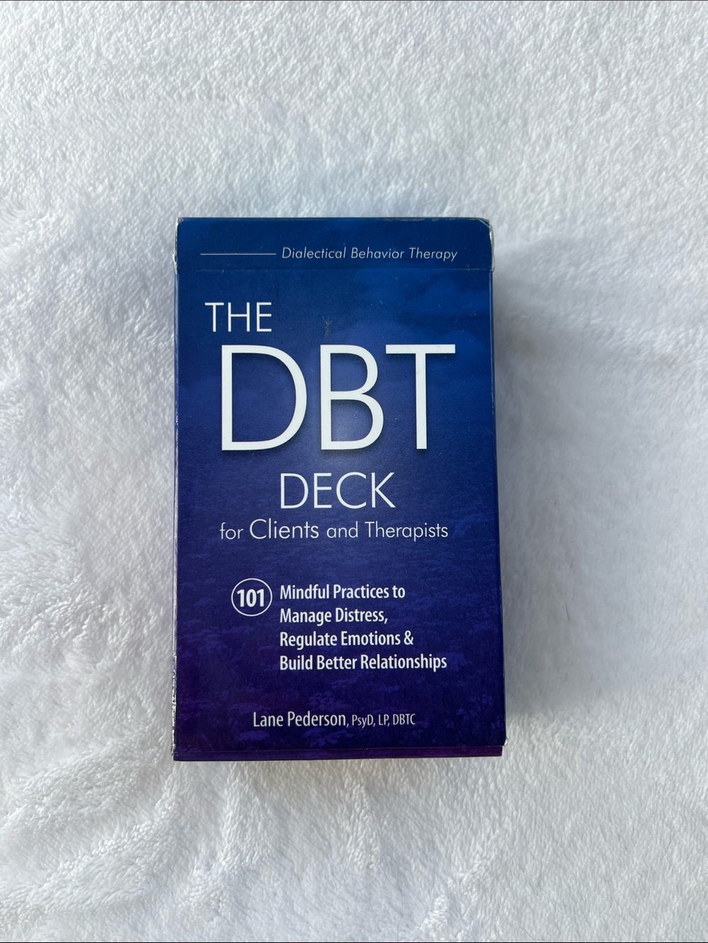 The DBT Deck - Blue Mindfulness Card Set by